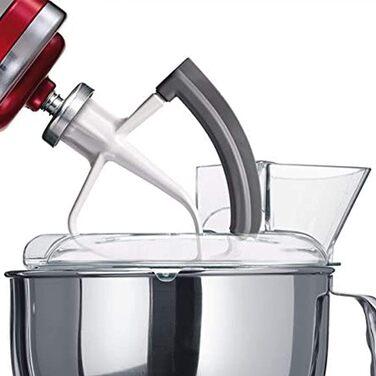 Молотки Flex Edge для KitchenAid, аксесуари KitchenAid, насадки для кухонних гаджетів для блендерів, миски для змішування для мисок на 11,4-5 літрів, молотки з силіконовими краями