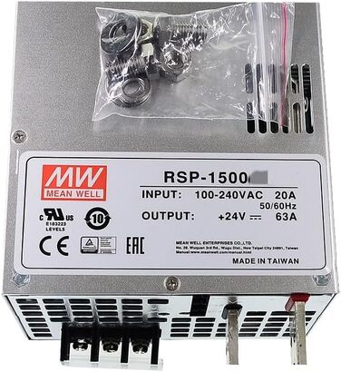 Імпульсний блок живлення MEAN WELL RSP, 1500 Вт 32 А (RSP-1500-24)