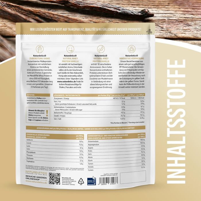 Сироватковий протеїн Bulk Whey Protein, натуральний, 1 кг