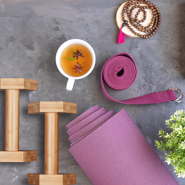 Ручки для віджимань Relaxdays, набір з 4 шт., бамбукові паралелети, 2 різних розміри, калістеніка, стійка на руках, натуральний колір