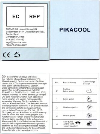 Сонцезахисні окуляри PIKACOOL з ремінцем для дітей, хлопчиків, дівчаток, малюків, TPE Frame UV400 Захист підходить для дітей віком від 2 до 6 років Рожево-сірий