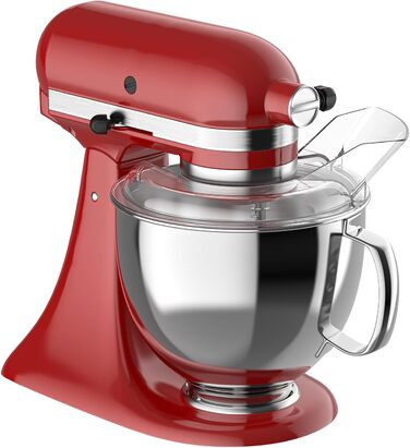 Протектор GVODE Pourer для міксера KitchenAid на 4.5 і 5 кварт з нахиленою головкою, прозорим захистом від бризок, ідеально підходить для миски з нержавіючої сталі KitchenAid, скляної та керамічної миски, можна мити в посудомийній машині