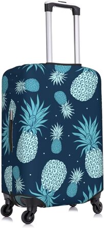 Чохол для валізи Ananas, міцний захист, підходить для багажу розміром 45.7-81.3 см, малий, Чорний