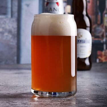 Великі склянки для пивних банок Склянки для води Склянки для соку Склянки для віскі Склянки для пиття Набір з 4 шт. з губчастою щі