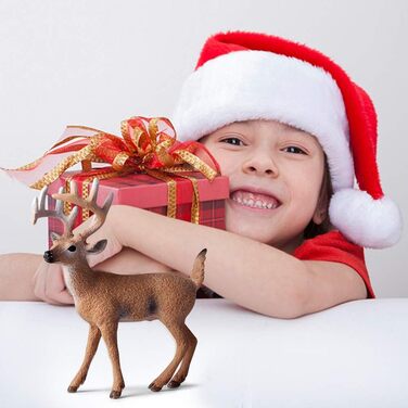 Набір фігурок тварин Frgasgds, 6 шт., колекція оленів