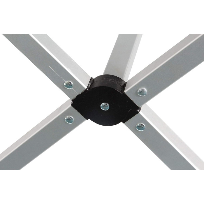 Стіл Brunner Titanium Axia 4 сріблясто-чорний