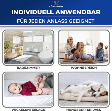 Протиковзкий килимок для килимів (120 x 190 см) Без пластифікаторів - Надзвичайно надійний протиковзкий килимок для килимів та всіх видів підлогових покриттів - Ідеальна протиковзка підкладка для килима