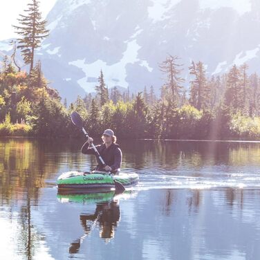 Набір для каяка Intex Challenger з алюмінієвими веслами, 1 особа