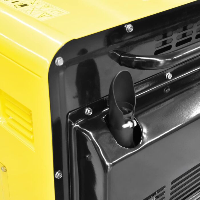 Дизельний генератор BAMATO BGE-5000D Технологія AVR 5000 Вт Електричний стартер 4-тактний дизельний двигун 7,9 к.с. Підключення 400 В, два підключення 230 В та один роз&39єм 12 В постійного струму