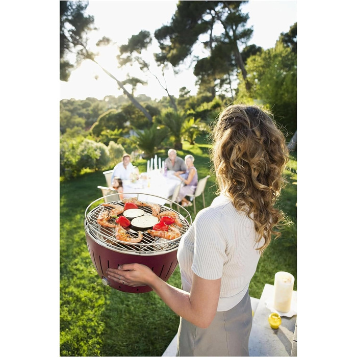 Вугільний гриль/настільний гриль з низьким рівнем димлення та USB-підключенням, 435