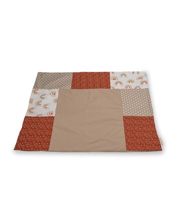 Чохол на пеленальний килимок 75x85 см веселка (Made in EU) - знімний чохол на пеленальний килимок 85x75, дитячий чохол на пеленаль