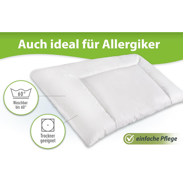 Подушка для сну на животі 40x80 Ергономічна подушка Плоска подушка для сну Бавовняна, яку можна прати 40 x 80 см