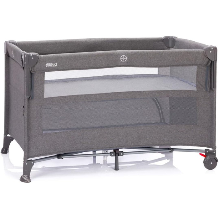 Ексклюзивне дитяче ліжечко Fillikid для подорожей Ліжечко для сну на боці від народження до 24 місяців (15 кг) Дитяче ліжечко для подорожей з матрацом Ліжечко для сну на боці з боковим відкриттям Дитяче ліжечко, дитяче ліжко 60x120 см