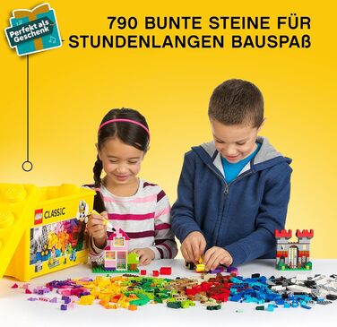 Конструктор LEGO Classic Велика коробка з кубиками, 790 деталей
