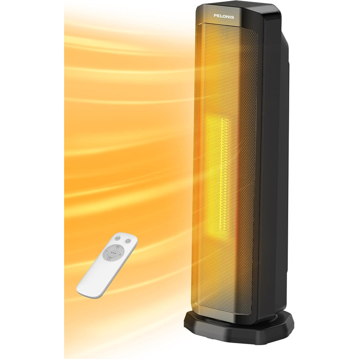 В 1 Електричний кімнатний обігрівач 2000 Вт з пультом дистанційного керування, енергоефективний, портативний керамічний нагрівач,