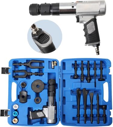 Повітряний молоток COYWEH Пневматичний бетоноломи Кульовий шарнір Автомобільний ремонтний інструмент Знімач плоского долота Літак Повітряний молоток Набір пневматичних розділювальних вилок Повітряний молоток Набір пневматичних молотків