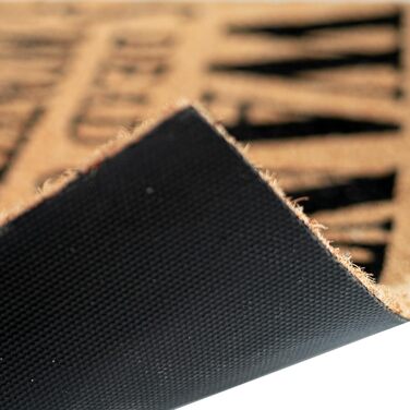 Килимок для дверей із ігрового контенту One Piece Wanted для Netflix, коричнево-чорний, виготовлений з кокосового волокна, ПВХ-підкладка. Різнокольоровий.