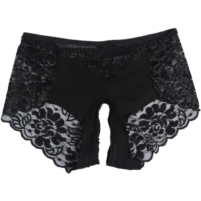 Сексуальні жіночі стринги WEITAPYT, з відкритою інтимною зоною, чорний, розмір 3XL