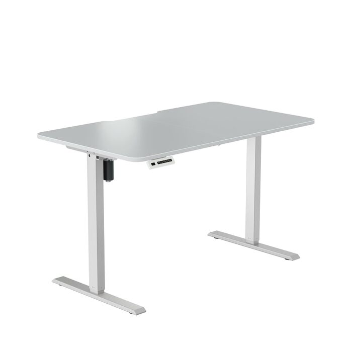 Ігровий стіл початкового рівня Електрично регульований по висоті ігровий стіл та стіл для ПК Ергономічний ігровий стіл для геймерів Білий, 120 x 70 см - Ігровий стіл Білий 120 x 70 см