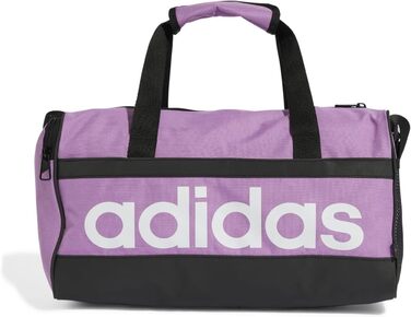 Спортивна сумка Adidas Linear Duffel Olistr / чорний / білий розмір M Preloved Purple / білий