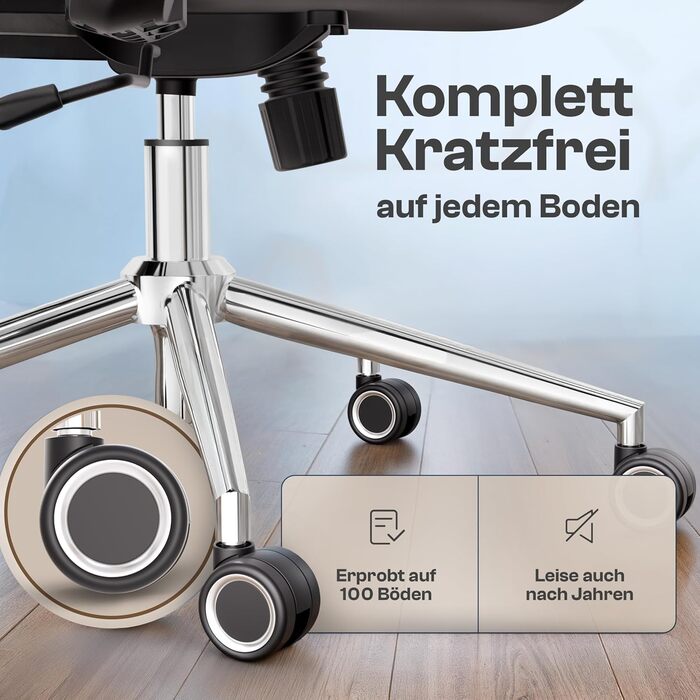 Найкраще ергономічне офісне крісло Galahad ЕКОНОМІЯ ПРОСТОРУ Індивідуально регульоване офісне крісло з 2D підлокітниками - Комп&39ютерне крісло Крісло для домашнього офісу - Вантажопідйомність до 150 кг Galahad (чорний)
