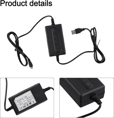 Джерело безперебійного живлення 5V 2A з літієвим акумулятором 3200mAh, компактне та безпечне для камер спостереження, модемів та систем безпеки. Корпус з ABS-пластику, розміри 90 50 29 мм