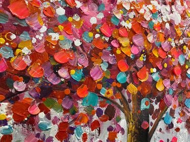 Картина Ручний розпис, мотив Велике червоне дерево, вітальня, акрилове полотно, прикраса будинку, олійний живопис на полотні, 70 х