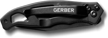 Складаний кишеньковий ніж Gerber з гладким лезом і кишеньковою кліпсою Mini Tanto 5,4 см