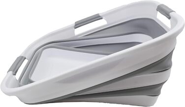 Складаний пластиковий кошик для білизни, 29 л, розбірний контейнер для зберігання, органайзер, портативна ванна для прання, компак