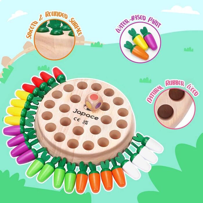 Дитяча розвиваюча гра сприяє зосередженості, Сімейна настільна та кімнатна гра Іграшка Монтессорі від 3 4 5 років