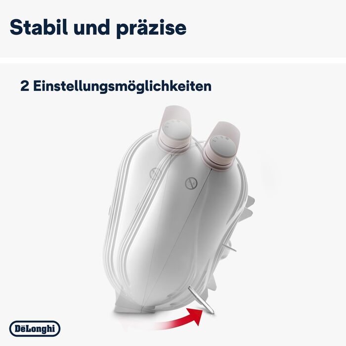 Настільний нагрівач, 2400 Вт, білий/фіолетовий, 39Longhi HFS30B24.W