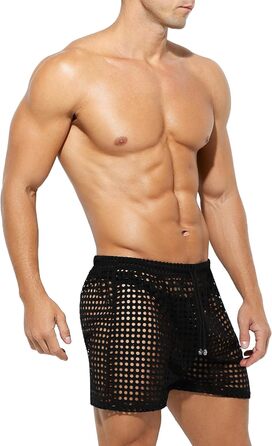 Чоловічі сітчасті шорти Casey Kevin, чорні, розмір L