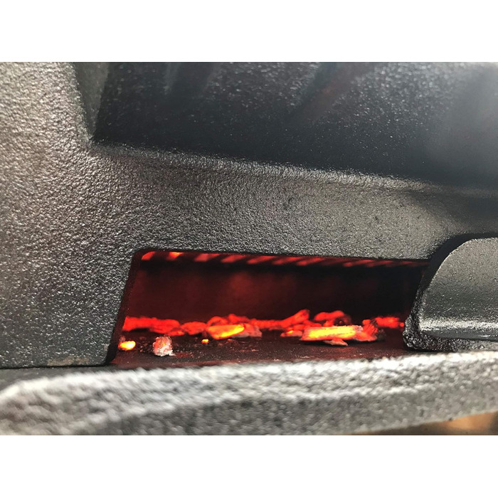 Чавунний казанок для гриля BBQ-Toro з решіткою для гриля 50 x 25 x 23 см Гриль для кемпінгу на вугіллі в стилі Hibachi Гриль для к