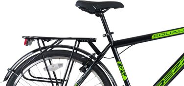 Дюймовий міський велосипед, велосипед для хлопчиків, дитячий велосипед, міський велосипед, 21 передача, чорний/зелений, НОВИНКА-047, 24-