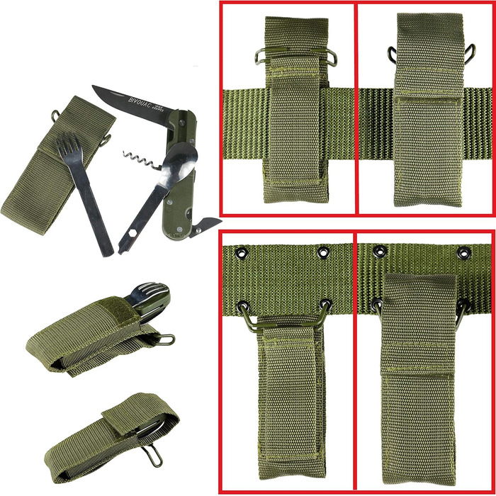 Столові прибори Cao для кемпінгу, включаючи захисний чохол