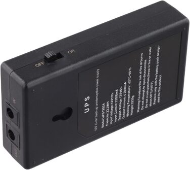 Джерело безперебійного живлення (UPS) 12V 2A 22.2W для камер, роутерів, систем відеоспостереження та контролю доступу з захистом від перезаряду, глибокого розряду, перевантаження та короткого замикання