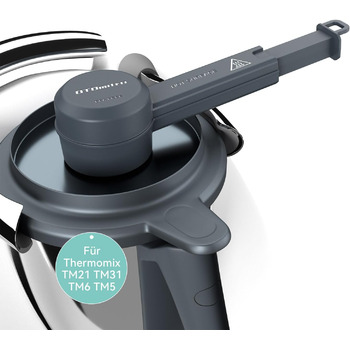 Паровий дивертор для Thermomix TM6 TM5 TM31, Паровий дивертор для захисту кухонних навісних шаф, Конденсатовідвідник BPA Free, Аксесуари для парового дивертора Thermomix, Насадка для відхилення пари - сірий для Thermomix TM6 TM5 TM31 TM21