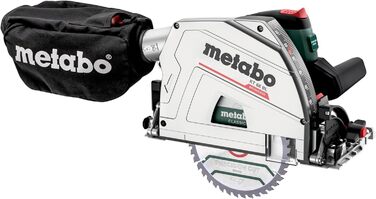 Портативна циркулярна пила Metabo KT 66 BL 1200 Вт, з безщітковим двигуном, з гальмом вибігу, тирсоуловлювачем, пила 601166500