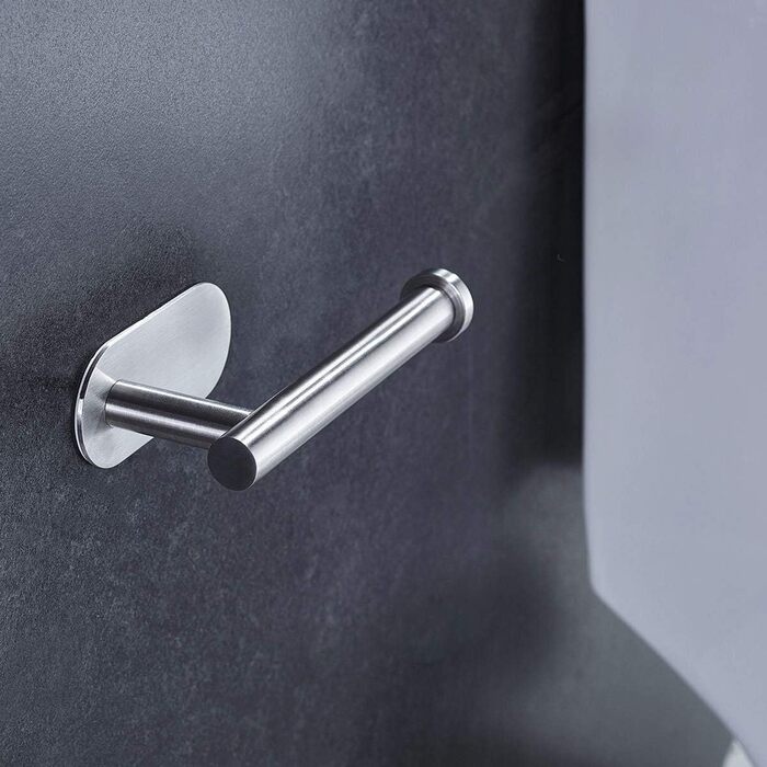 Тримач для туалетних рулонів Aikzik без свердління, самоклеючий тримач для туалетних рулонів з нержавіючої сталі круглий тримач дл