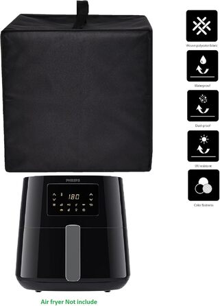 Термостійкий, водонепроникний і пилонепроникний чохол для мультипечі Philips Essential XL - 6,2 л (HD9270/90)/Philips Airfryer 5000 Series XXL, 7,2 л (HD9285/90)