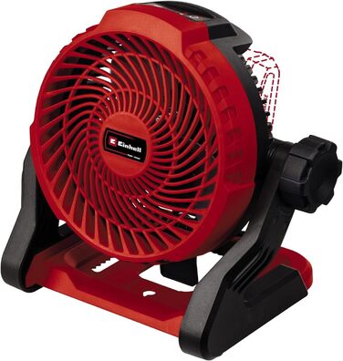 Акумуляторний вентилятор Einhell GE-CF 18/2200 Li-Solo Power X-Change (18 В, Li-Ion, 3 швидкості, головка вентилятора, що обертається на 360, поставляється без акумулятора та без зарядного пристрою)