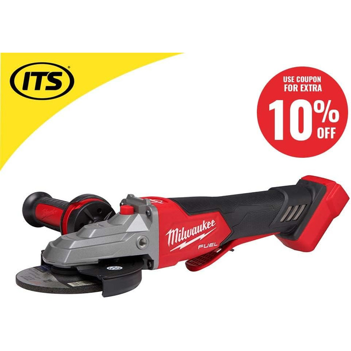 Шліфувальна машина Milwaukee M18FSAGF125XPDB-0X 125 мм з плоскою головкою, чорна