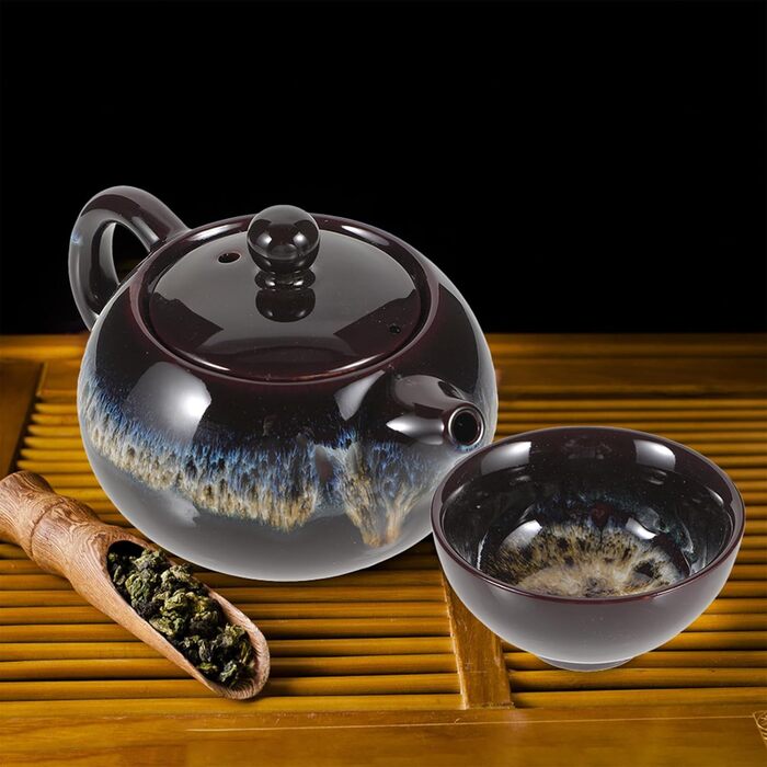 Набір для чаювання, керамічний, портативний, високої якості, в різних кольорах, для офісу та дому