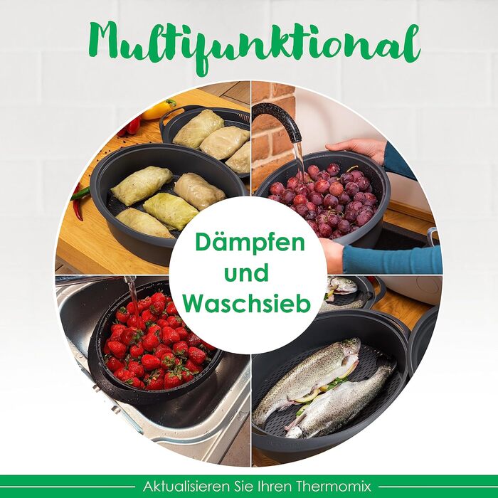 Аксесуари CucinaOra steamLEVEL Thermomix TM6 - Аксесуари Thermomix TM6 - Пароварка Thermomix TM5 TM31 - Аксесуари Termomix - Аксесуари для Thermomix Vorwerk