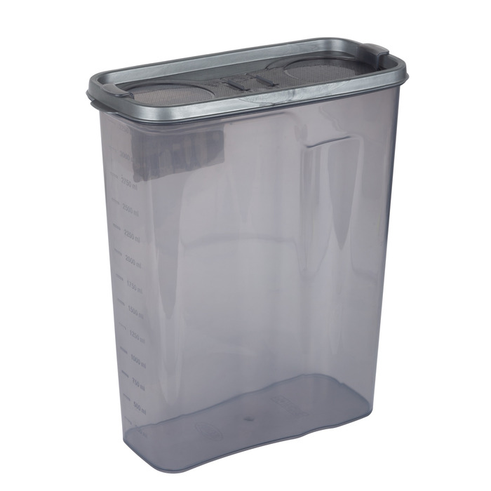Контейнер для сипучих Violet House 0550 Transparent Black 3.25 л  (6859638)