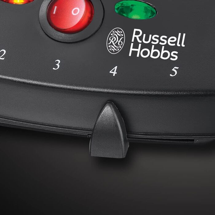 Млинар Russell Hobbs Ø30 см, тарілка з антипригарним покриттям, в т.ч. розкидач тіста та токарка Електричний гриль Fiesta (для млинців, млинців, галет і буріто, Taccos, 1000 Вт) Настільний гриль 20920-56 Млинарка одинарна