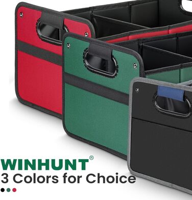 Організатор для багажника WINHUNT, автомобільний органайзер, посилені ручки, 50 л водонепроникний поліестер, автомобільні аксесуар