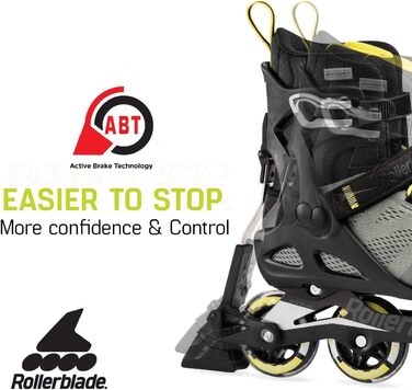 Роликові ковзани жіночі Macroblade 80 ABT W Inline Fitness 9.5 GLACIER GREY/NEO MINT