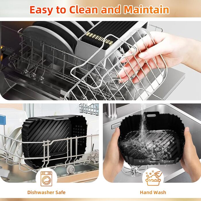 Аксесуари для фритюрниці Ninja, аксесуари для фритюрниці Ninja Double Stack XL 9.5L SL400UK, AF400EU AF451EU, аксесуари для двозонної фритюрниці Ninja з силіконовою формою, 13 шт.