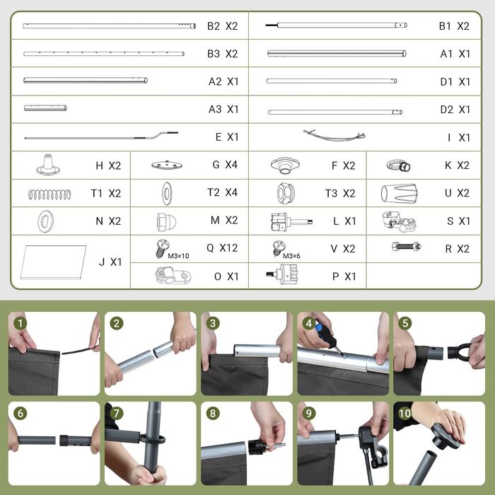 Вертикальний тент із затискачами для зовнішнього використання, 150 x 305 см Вертикальний тент з ручним приводом, свердління не потрібне Екран для балкону та вітрозахисний екран для саду та патіо, бежевий, 150 x 305 см